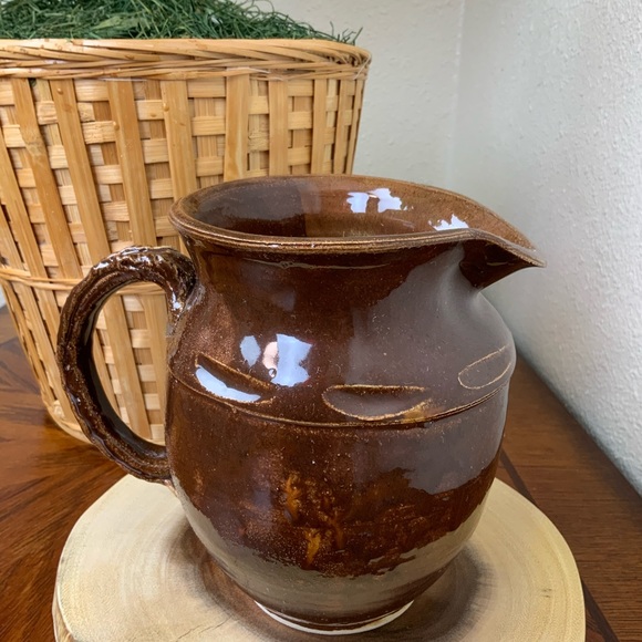 Rustic Ceramic Pitcher - Picture 3 of 6